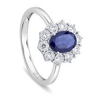 Ringe Bliss Dame Bl masterbliss charleston in Weißgold Zaffiro blu 20111622